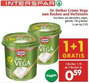 Interspar Dr. Oetker Creme Vega Zum Kochen Und Verfeinern Angebot