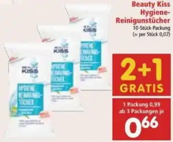 Interspar Beauty Kiss Hygiene-Reinigunstücher Angebot