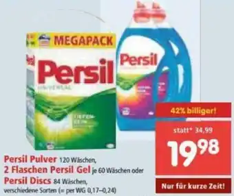 Interspar Persil Pulver 2 Flaschen Persil Gel Persil Discs Angebot