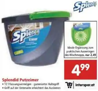 Interspar Splendid Putzeimer Angebot