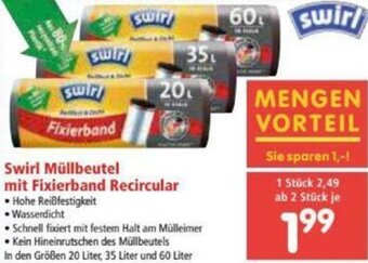 Interspar Swirl Müllbeutel Mit Fixierband Recircular Angebot