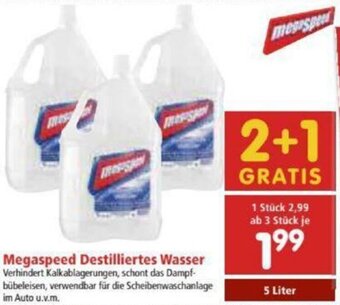 Interspar Megaspeed Destilliertes Wasser Angebot