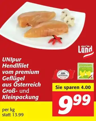 Strasser Markt UNIpur Hendlfilet Vom Premium Geflügel Aus Österreich Groä- Und Kleinpackung Angebot