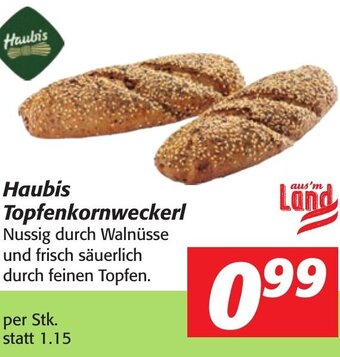 Strasser Markt Haubis Topfenkornweckerl Angebot