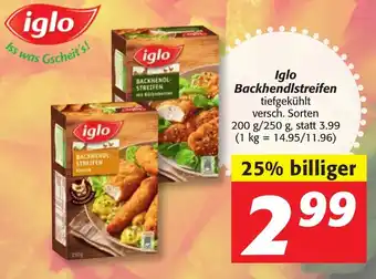 Strasser Markt Iglo Backhendlstreifen Angebot
