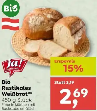 ADEG Bio Rustikales Weißbrot Angebot