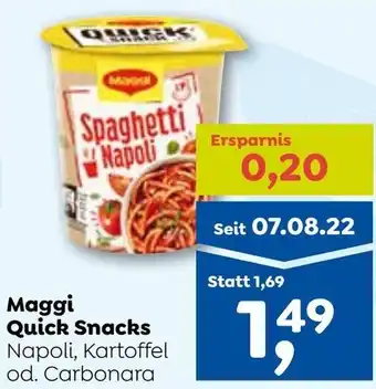 ADEG Maggi Quick Snacks Angebot