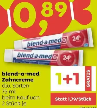 ADEG blend-a-med Zahncreme Angebot