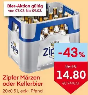 MPreis Zipfer Märzen oder Kellerbier Angebot