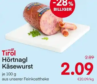 MPreis Hörtnagl Käsewurst Angebot