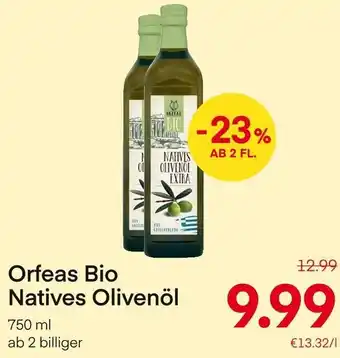 MPreis Orfeas Bio Natives Olivenöl Angebot