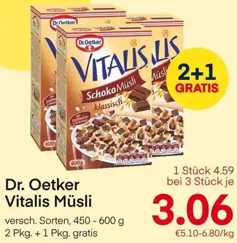 MPreis Dr. Oetker Vitalis Müsli Angebot
