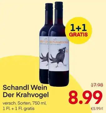 MPreis Schandl Wein Der Krahvogel Angebot