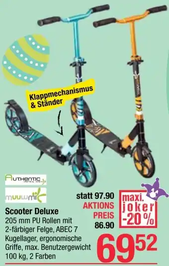 Maximarkt Scooter Deluxe Angebot