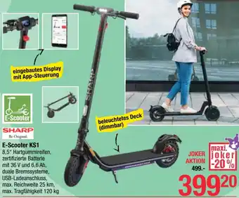 Maximarkt E-Scooter KS1 Angebot