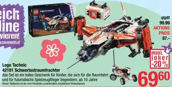 Maximarkt Lego Technic 42181 Schwerlastraumfrachter Angebot