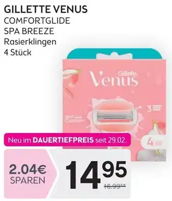 Bipa GILLETTE VENUS COMFORTGLIDE SPA BREEZE Rasierklingen Angebot