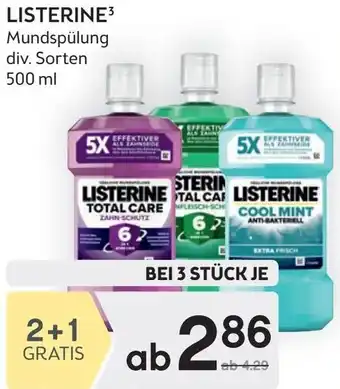 Bipa LISTERINE Mundspülung Angebot