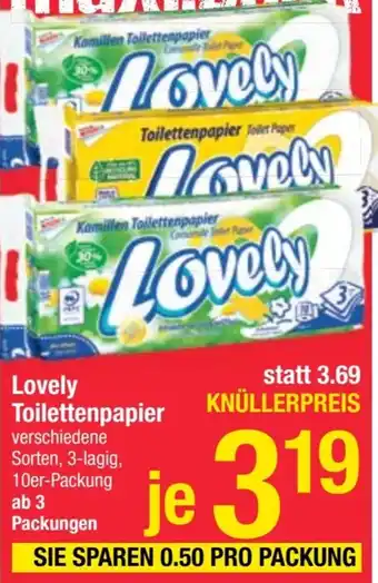 Maximarkt Lovely Toilettenpapier Angebot