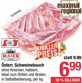 Maximarkt Österr. Schweinebauch Angebot