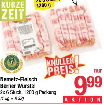 Maximarkt Nemetz-Fleisch Berner Würstel Angebot