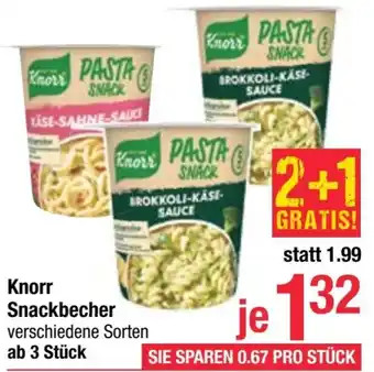 Maximarkt Knorr Snackbecher Angebot