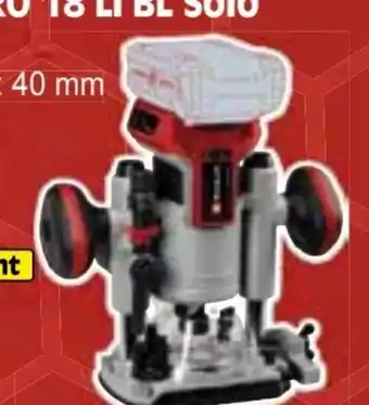 Zgonc Akku-Oberfräse TP-RO 18 Li BL Solo Angebot