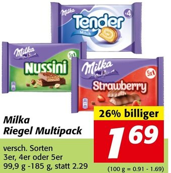 Strasser Markt Milka Riegel Multipack Angebot