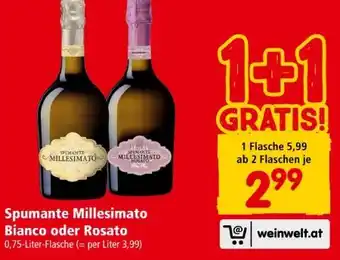 Interspar Spumante Bianco Millesimato Angebot