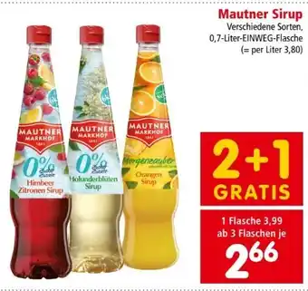 Interspar Sirup Angebot