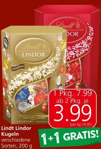 Eurospar Lindor Kugel Angebot