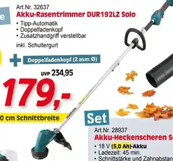 Zgonc Akku Rasentrimmer DUR 192LZ Angebot