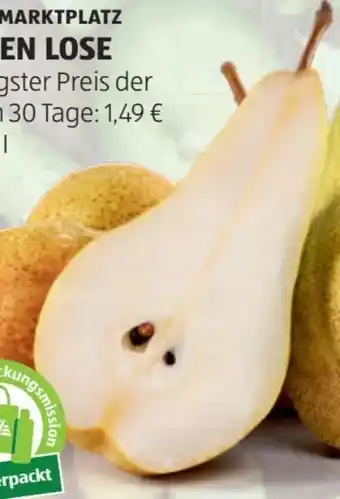 Hofer Birnen Angebot