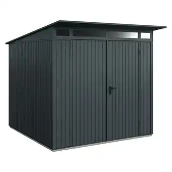 Bauhaus EcoStar Gerätehaus Trend-P Typ 2 (Außenbreite inkl. Dachüberstand: 247,9 cm, Außentiefe inkl. Dachüberstand: 283,4 cm, Anthra Angebot