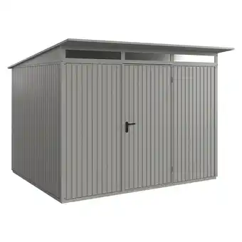 Bauhaus EcoStar Gerätehaus Trend-P Typ 3 (Außenbreite inkl. Dachüberstand: 312,7 cm, Außentiefe inkl. Dachüberstand: 283,4 cm, Grau, Angebot
