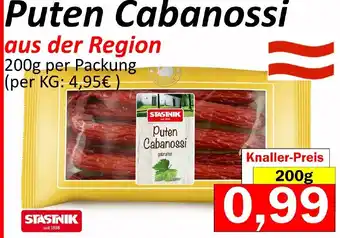 Wurstico Puten Cabanossi Aus Der Region 200g Angebot