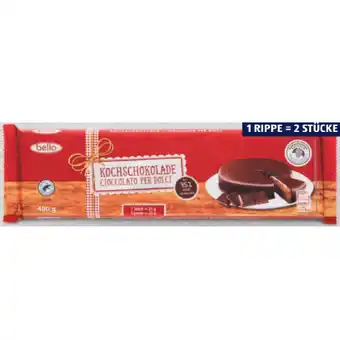 Hofer Bella Kochschokolade HOFER 400 Gramm 1 Tafel Angebot