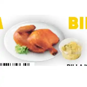 Billa 1/2 Grillhuhn + BILLA Kartoffelsalat je 3.49€ BILLA Angebot