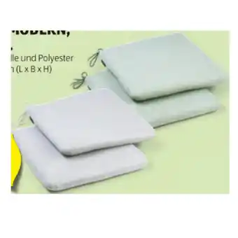 Hofer Belavi Sitzkissen Modern, Doppelpkg. HOFER 1 Packung Angebot