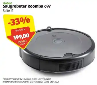 Hofer Robot Saugroboter Roomba 697 Angebot