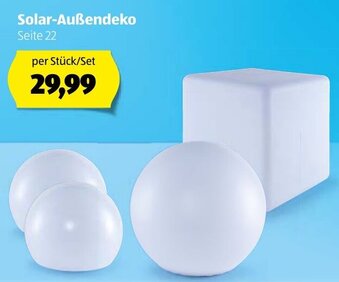 Hofer Solar - Außendeko Angebot