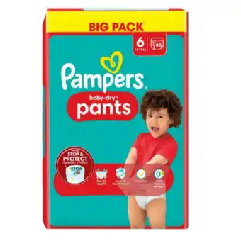 Bipa Pampers Baby-Dry Big Pack Pants Größen 4 - 8 div. Sorten BIPA 1 Packung Angebot