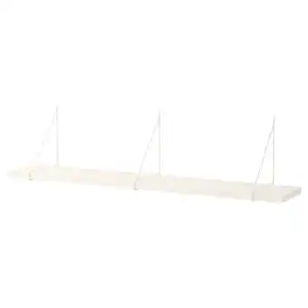 IKEA Bergshult / pershult Wandregal, weiß/weiß, 120x20 cm Angebot