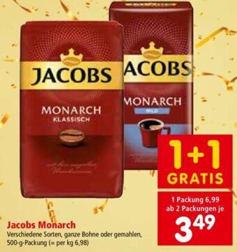 Interspar Jacobs Monarch 500 g Angebot