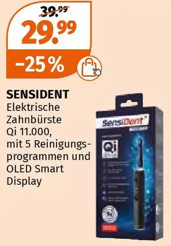 Müller SensiDent Elektrische Zahnbürste Qi 11.000 Angebot