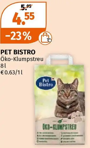 Müller PET BISTRO Öko-Klumpstreu Angebot