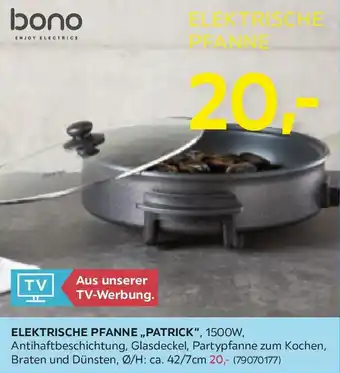 Möbelix ELEKTRISCHE PFANNE PATRICK Angebot
