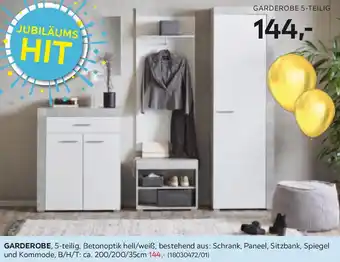 Möbelix GARDEROBE Angebot