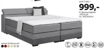 Mömax Boxspringbett SEVILLA Angebot