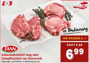 Interspar Schweinskotelett Lang Oder Schopfkotelett Österreich Aus Angebot